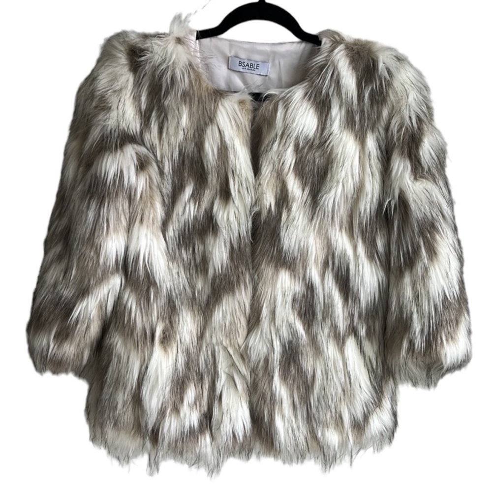 BSABLE Los Angeles Faux Fur Jacket